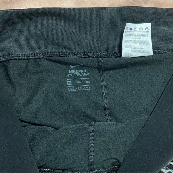 Nike Pro Hyperwarm Brushed Training Tights Leggings XXL - Picture 11 of 13
